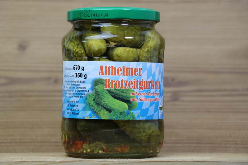 Weinzierl, Brotzeitgurken, 670g