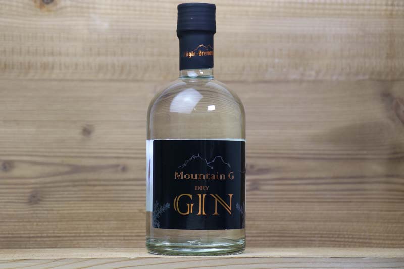 Allgäu-Brennerei, Mountain G Dry Gin, 0.5l, 40% Vol.