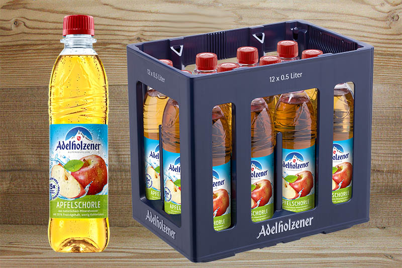 Adelholzener Apfel Schorle 12 x 0,5l
