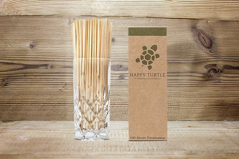 100 Happy Turtle Stroh-Trinkhalme_Happy Turtle