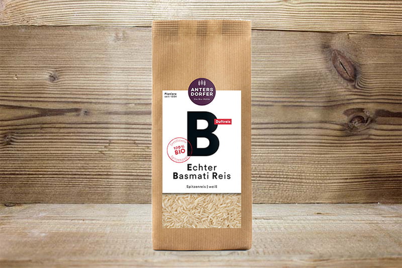 Antersdorfer Bio echter Basmati Reis weiß 500g