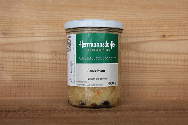 Sauerkraut Herrmansdorfer im Glas