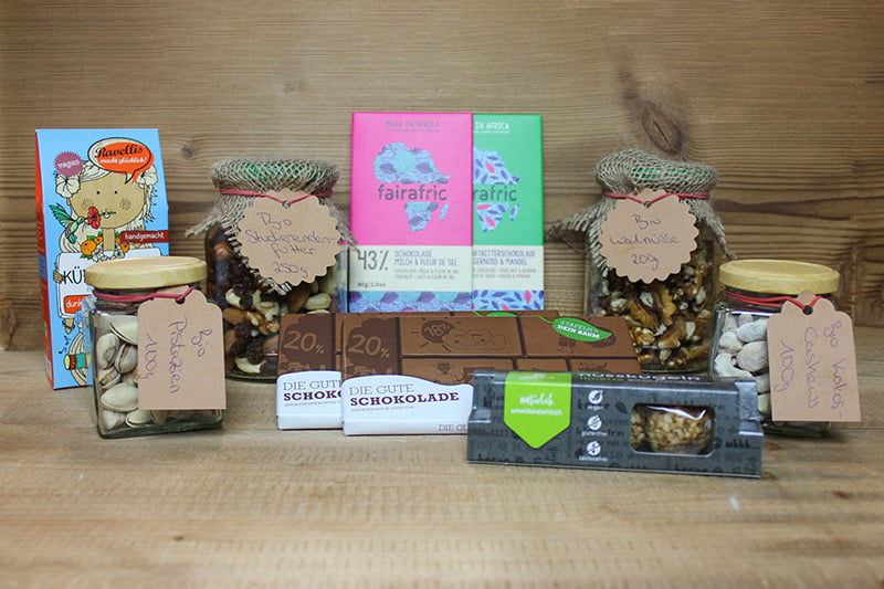 Snack Paket Größe L Schokolade Nüsse Snacks