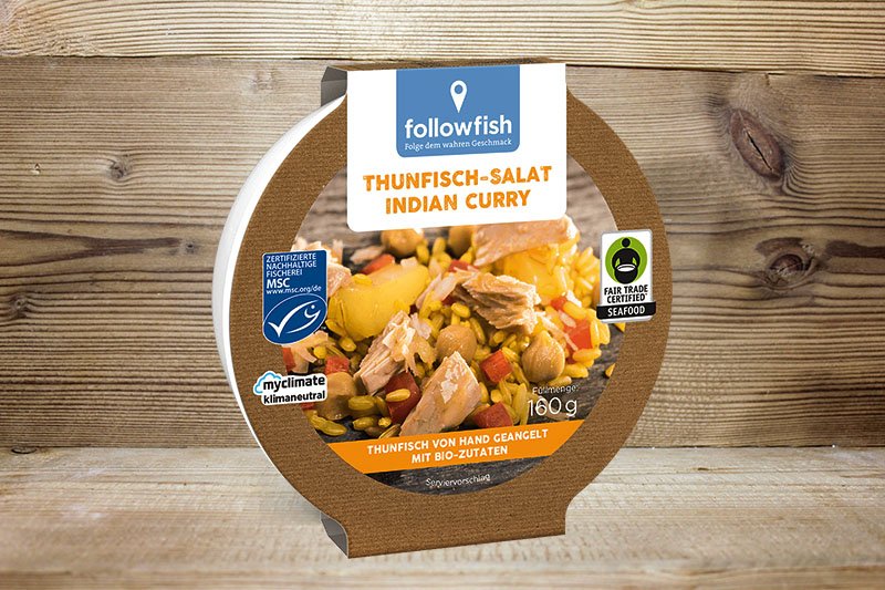 MSC Fair Trade Thunfisch-Salat Indian Curry, 160g regional - kaufen bei ...
