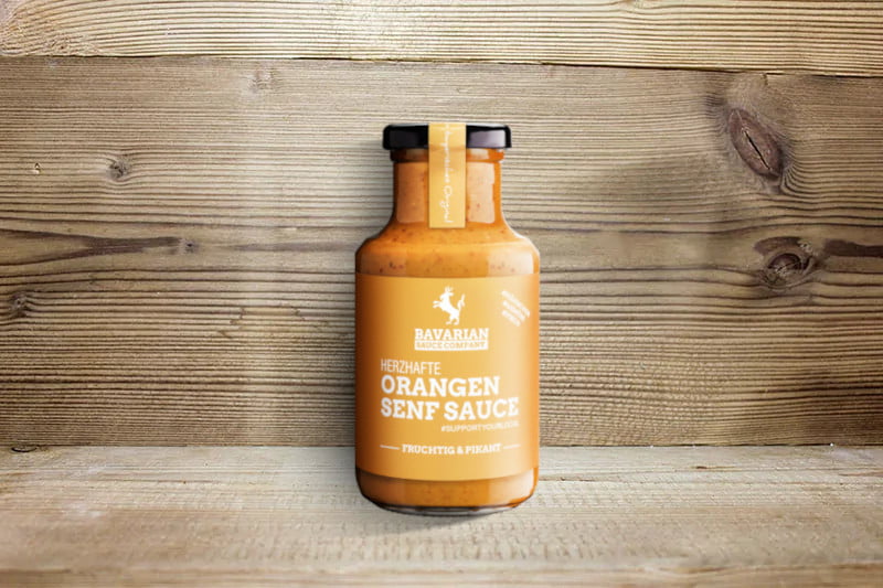 Original Orangen Senf Sauce regional - kaufen bei Regio-Delivery