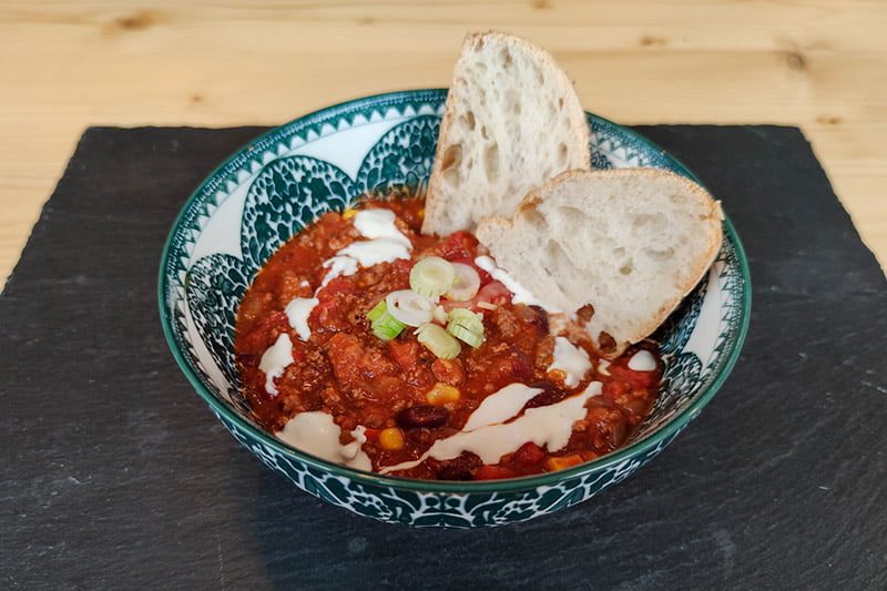 Chilli
Chilli con Carne
Rezept
regional
lecker