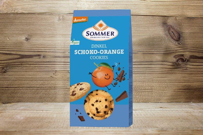 Dinkel Schoko Orange Cookies