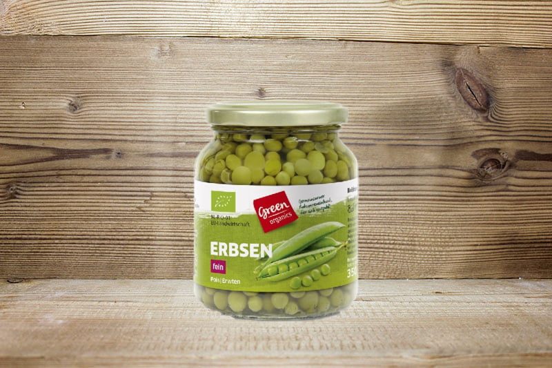 Erbsen Green Organics