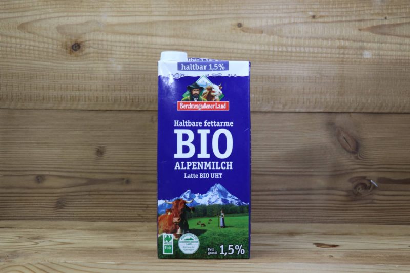 Haltbare Bio-Alpenmilch, 1,5%, 1l