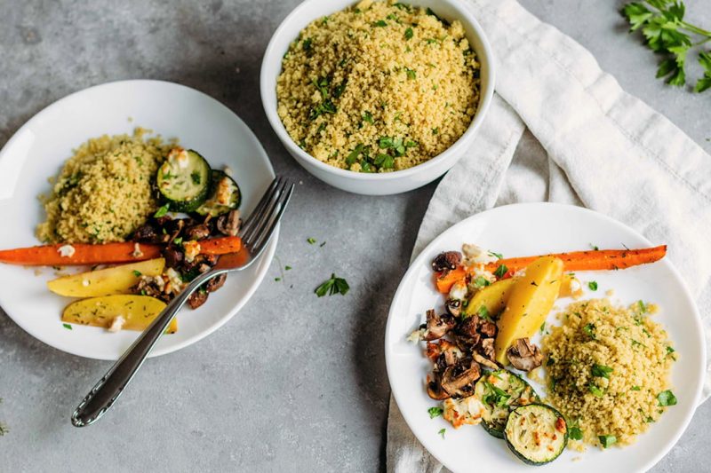SC-Ofengemüse mit Couscous